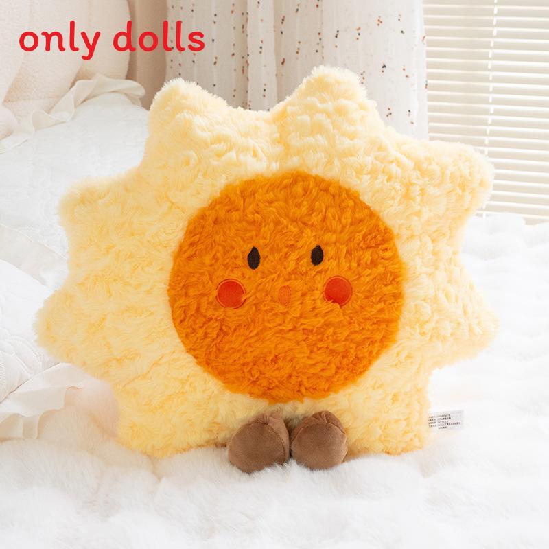 

Cuter Sun Rainbow Cloud Plush Pillowfor Kids Bedroom Decor Sun