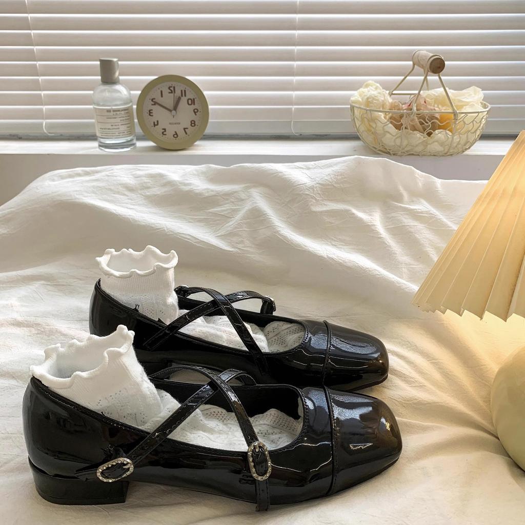 French Small Fragrant Style Silver Fairy Style Single Shoes Female 2025 Summer New Retro Versatile Skirt Mary Jane Shoes