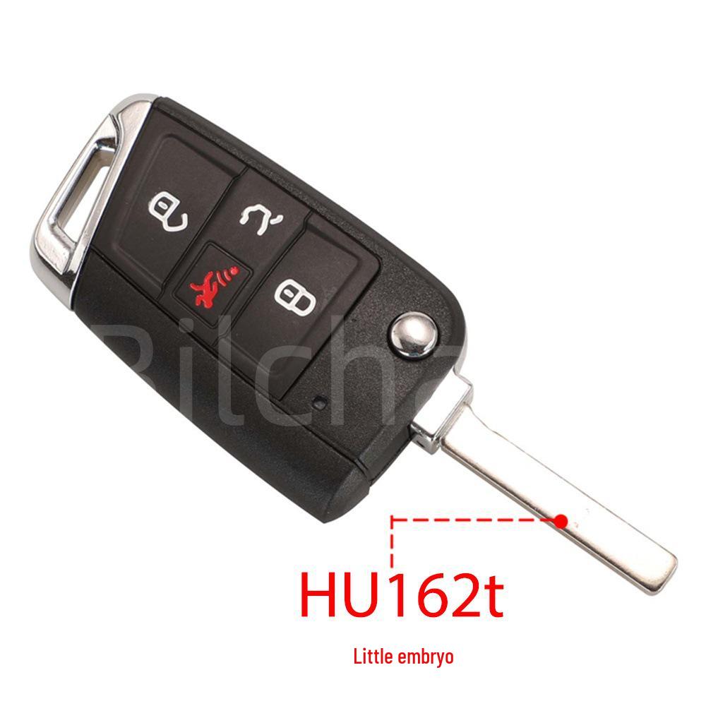 4-Button Folding Car Key Shell for Volkswagen Seat Ibiza Skoda Superb Golf
