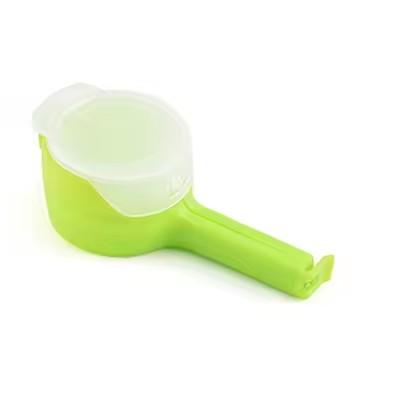 

Kitchen Bag Clips Perfect For Food Storage Sealing Clips With Pour Spouts Food Sealing Plastic Cat Dog Food Storage Organizer зелений