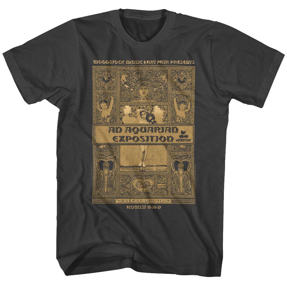 Woodstock Music Presents An Aquarian Expostion Men s T Shirt Rock & Soul Merch XL