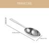 Measuring Spoon Stainless Steel Heavy Duty Small Tablespoon Smooth Surface Ergonomic Handle Kitchen Coffee Shops Accurate Scale