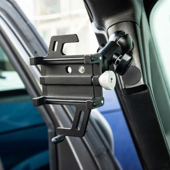 Grab Handle Phone Holder Mount Adjustable Anti-Shake for Jeep Wrangler JL JLU JT