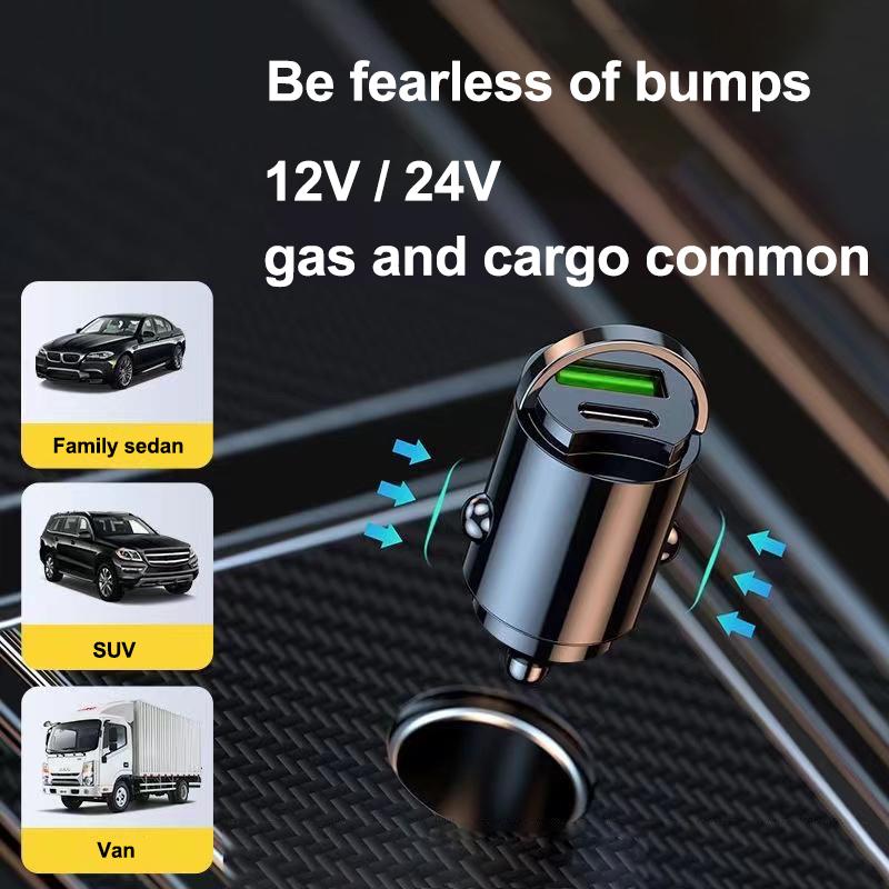 200W USB Car Charger Fast Charging Mini Pull Ring Car Phone Charger For Lexus RX330 IS250 Ct200h ES300h RX350 IS300h NX300h UX