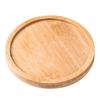 Bambus Holz Servierplatte Ovales Bambus Serviertablett Blumenpflanze Sukkulenten Tablett für Dessert Keks Abtropfschale