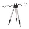 1Pc Telescopic Bracket Holder Sea Pole Support Frame 3-Fold Aluminum Alloy Fishing Rod Rest Base Load-Bearing Tripod Stand