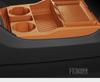 Silicone Double-Layer Storage Box for Xiaomi YU7 Console Compartment Trim