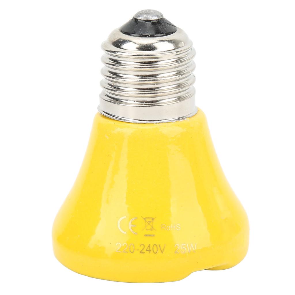 Keramik-Reptilien-Wärmelampe, Mini-Infrarot-Wärme-Keramik-Amphibien-Heizlampe für Eidechsen