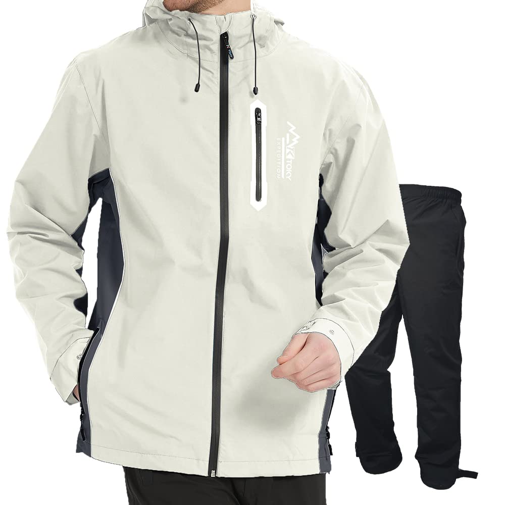 

Arashiyama Golf Непромокаемая одежда Идеально подходит для и и Идеально подходит для улицы и Мужской комплект, Велоспорт, Гольф, Альпинизм. [Теплый, Водонепроницаемый, Ветрозащитный]