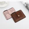 Portafoglio Portacarte di Credito ID Piccolo da Uomo Lusso Portafoglio Sottile in Pelle da Uomo Con Tasca Portamonete Marca Designer Borsa Per Uomini Donne