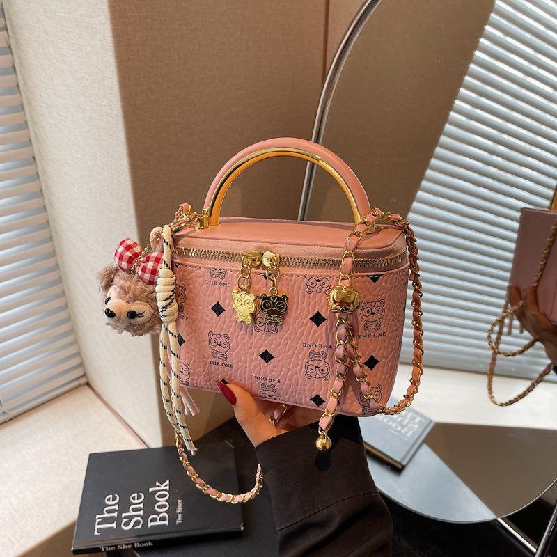 Premium kontrastfarbene Tasche Damen neue vielseitige Ketten-Umhängetasche Sommer tragbare Box kleine quadratische Tasche