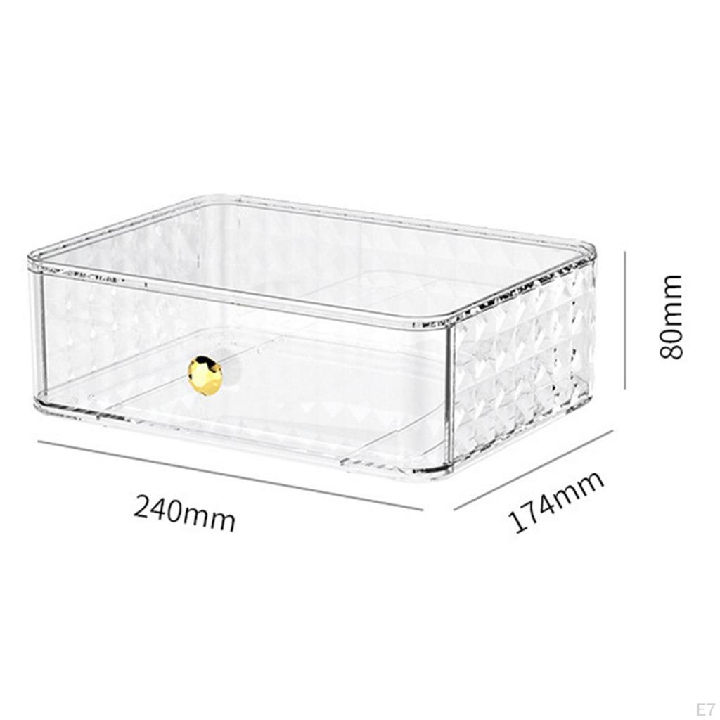 Badezimmer Aufbewahrungsbox Kosmetik Etui Langlebig Schreibtisch Einfach Dekorativ Make-up Halter Schminktisch