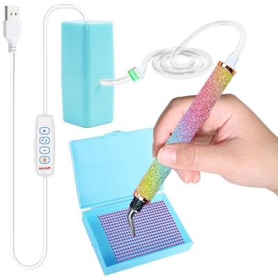 Kits de Bolígrafo Caliente Eléctrico de Vacío para Pintura de Diamantes Dispositivo de Succión USB para Herramienta de Pintura de Diamantes 5D