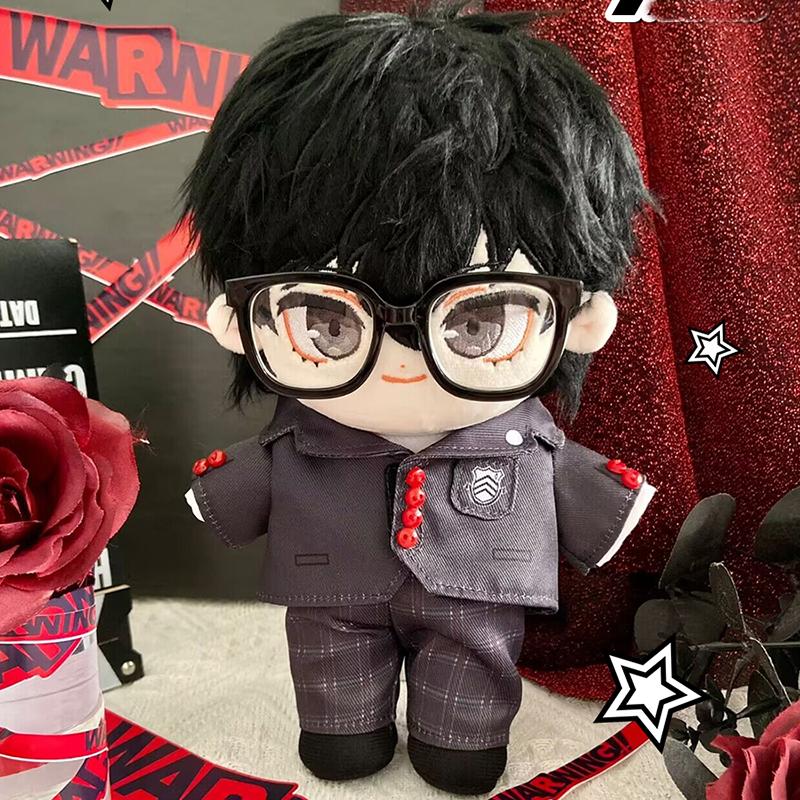Amamiya Ren Plush Doll 20Cm Cartoon Change Clothes Diy Soft Stuffed Pillow P5 Joker Dolls Plush Toys Holiday Gifts Children