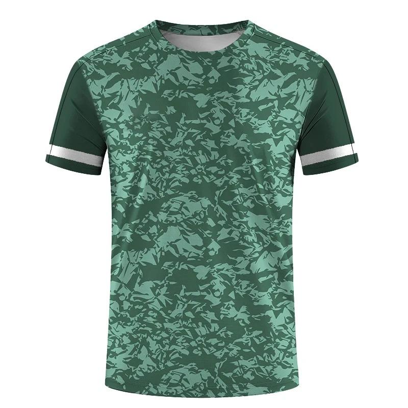Outdoor Sports Events Training Clothing Badminton Motion Men's T Shirt Oversized Short Sleeve Tracksuit Casual Round Neck Tops