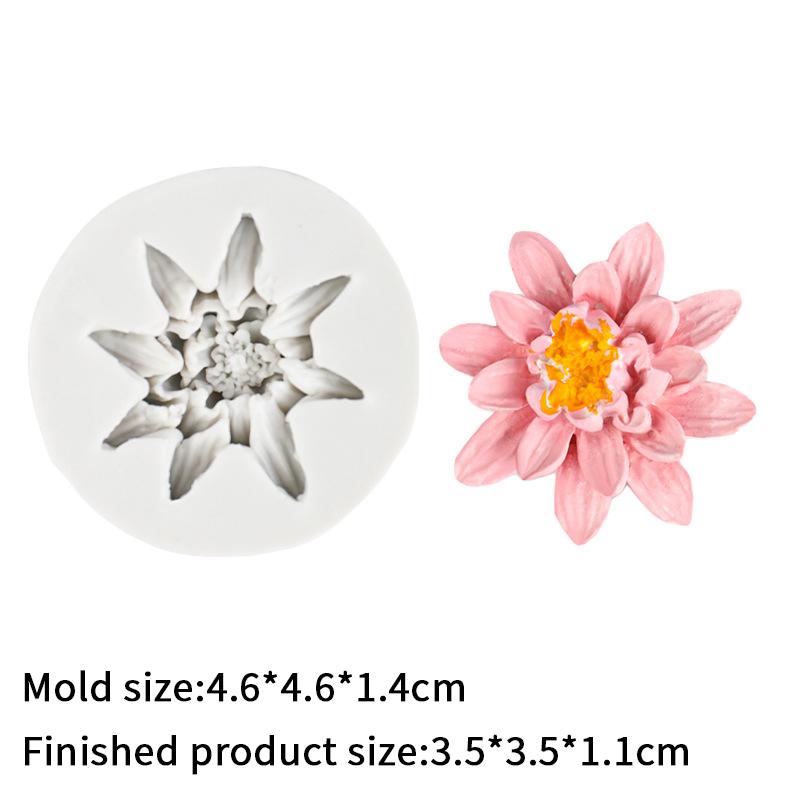 

Міні-форма для випічки з силікону з квітами троянди, камелії, ромашки, для цукрової мастики, печива, кексів, шоколаду, інструменти для декорування тортів B1