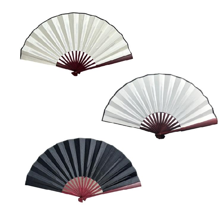 8Inch Cloth Hand Fan Bamboo Folding Fan Handheld Wedding Fans Folded Fan for Home Office Decorations DIY Supplies