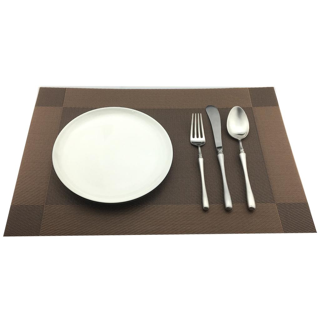 6Pcs/Set PVC Place Mat Dining Table Mats Set Table Bowl Pad Napkin Dining Table Pad Wine Coasters Tray Mat Coasters Kids