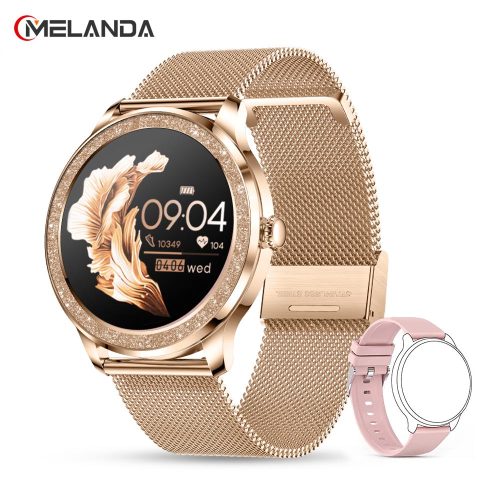 Buy Melanda 2023 New Bluetooth Call Smart Watch Women Full Touch