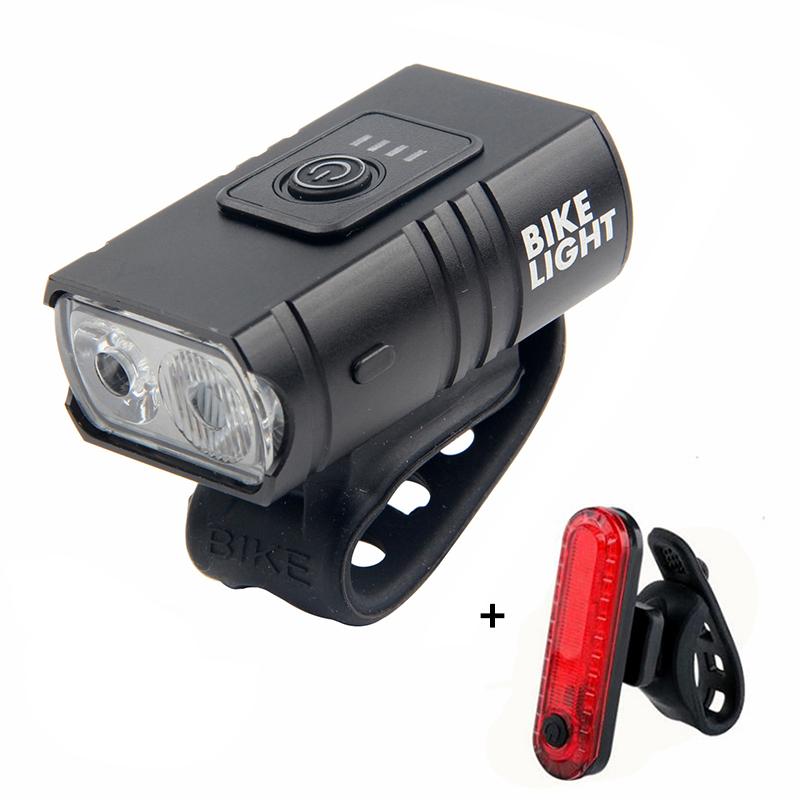 Bicycle Light Usb Rechargeable Led Bicycle Light Flashlight Cycling Headlight Suitable For Bicycle Headlight Cycling Accessories