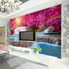 Beautiful Forest 3d Wallpaper Waterfall Nature Landscape Photo Wall Murals Living Room Bedroom Backdrop Home Decor Mural