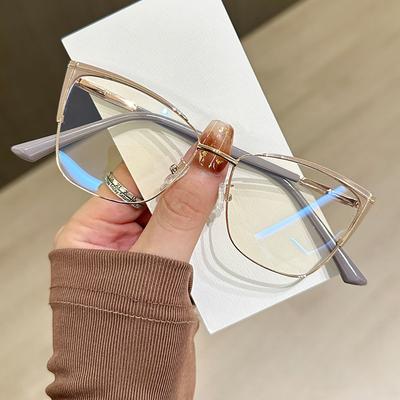Computerbrille Mode Anti-Blaulicht-Brille Metallbrille Bequeme Optische Brille Für Modeaccessoire Computernutzung