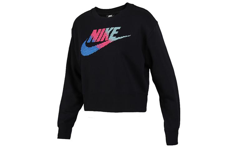 Nike Sweatshirts Women s Black Crew Neck Moderate Regular BV2801-010 S