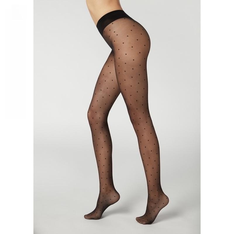 

1 Piece Women S Fashion Sexy See-Through Polka Dot Pantyhose One Size