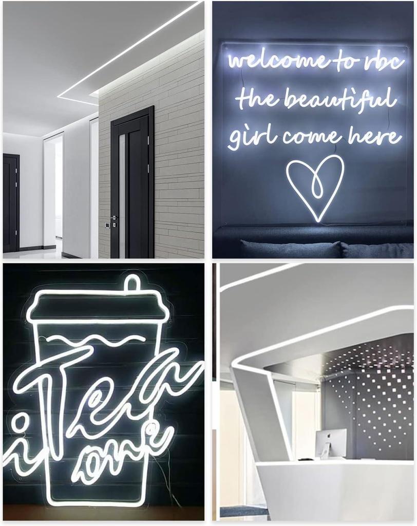DC 12V Neon Lights LED Strip SMD 2835 120LEDs/M Neon Sign Waterproof Silicone Rope Light Flexible Lamp Home Backlight Decoration