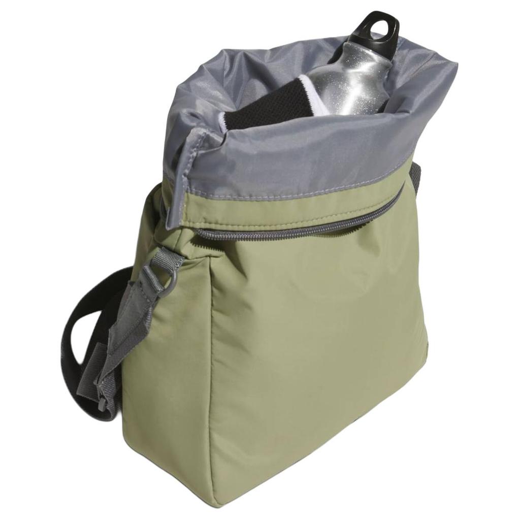 New Adidas Recycled Polyester Polyester Crossbody Bag Shoulder Bag Regular Unisex Tent Green JE3906