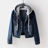 Women’s Korean Style Slim Fit Hooded Denim Jacket - Spring/Autumn 2025.
