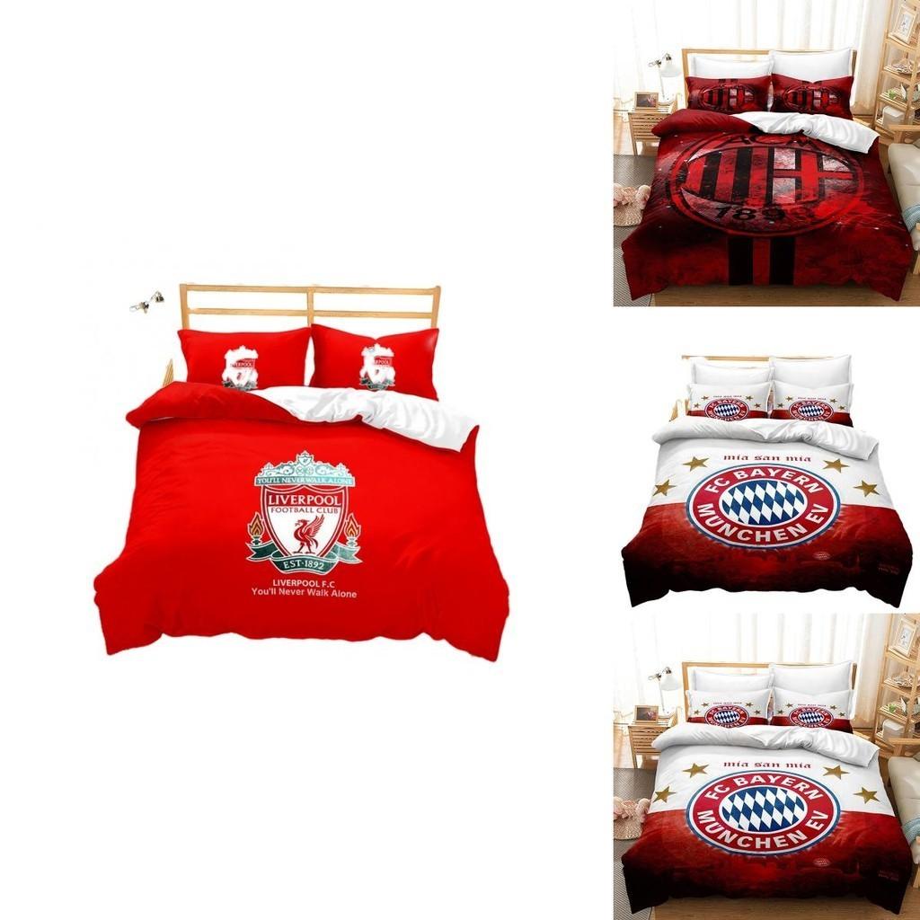 Luxury 3d Digital Print Bedding Set For Football Fans Wholesale Bedding Set For Football Enthusiasts