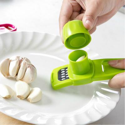 Stainless Steel Garlic Press & Masher Tool