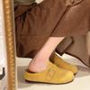 Thick-soled Inner Height-increasing Boken Shoes Women's Outer Wear Bag Head Half Slippers 2025 New Spring and Autumn One-pedal Lazy Slippers