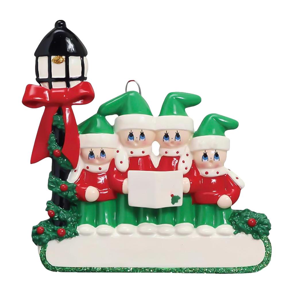 Charming Snowman Christmas Decoration Under Street Lamp For Festive Holiday Cheer