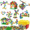Burgkidz Pipe Tube Toys, 188 Pieces Classic Building Blocks