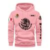 Sweat à capuche Drapeau Mexicain Aigle avec Cactus Pirate Quotidien Extérieur Fitness Sport Décontracté Chaud Automne Hiver Hommes Femmes Haut