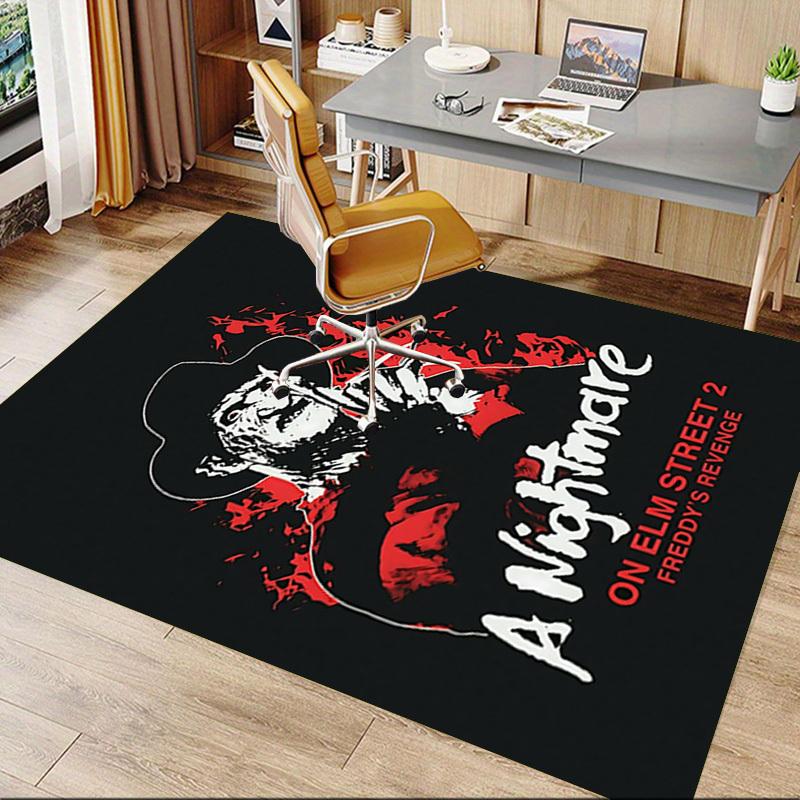1pc Nightmare Freddy's Revenge Home Office, Durable Polyester Floor Mat with Easy, Office Decor, Urban Style, Nonslip Backing