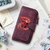 Vintage Print Long Wallet Fashion Large Capacity Multi Card Holder Casual Daily Carry Purse
