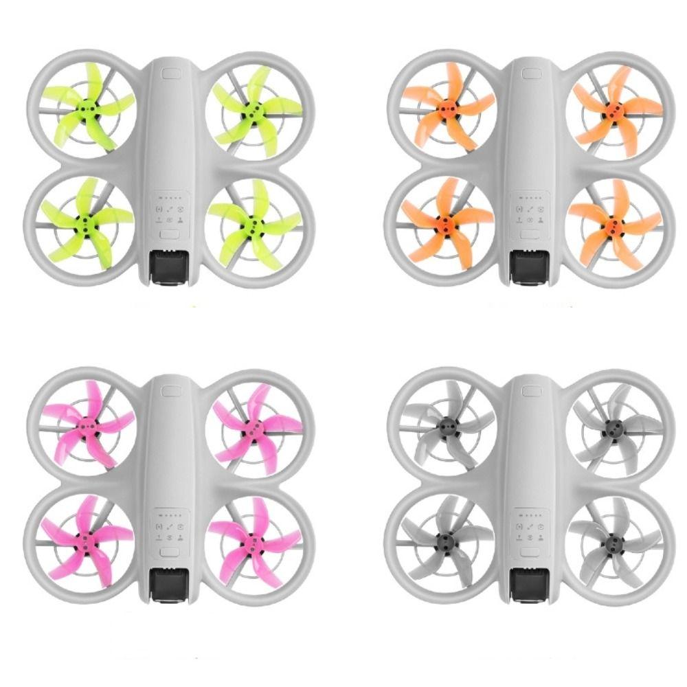 Five Leaves for DJI Neo Propellers Colored Props Quick Release Props Paddle Blade Low-Noise Propellers for DJI Neo