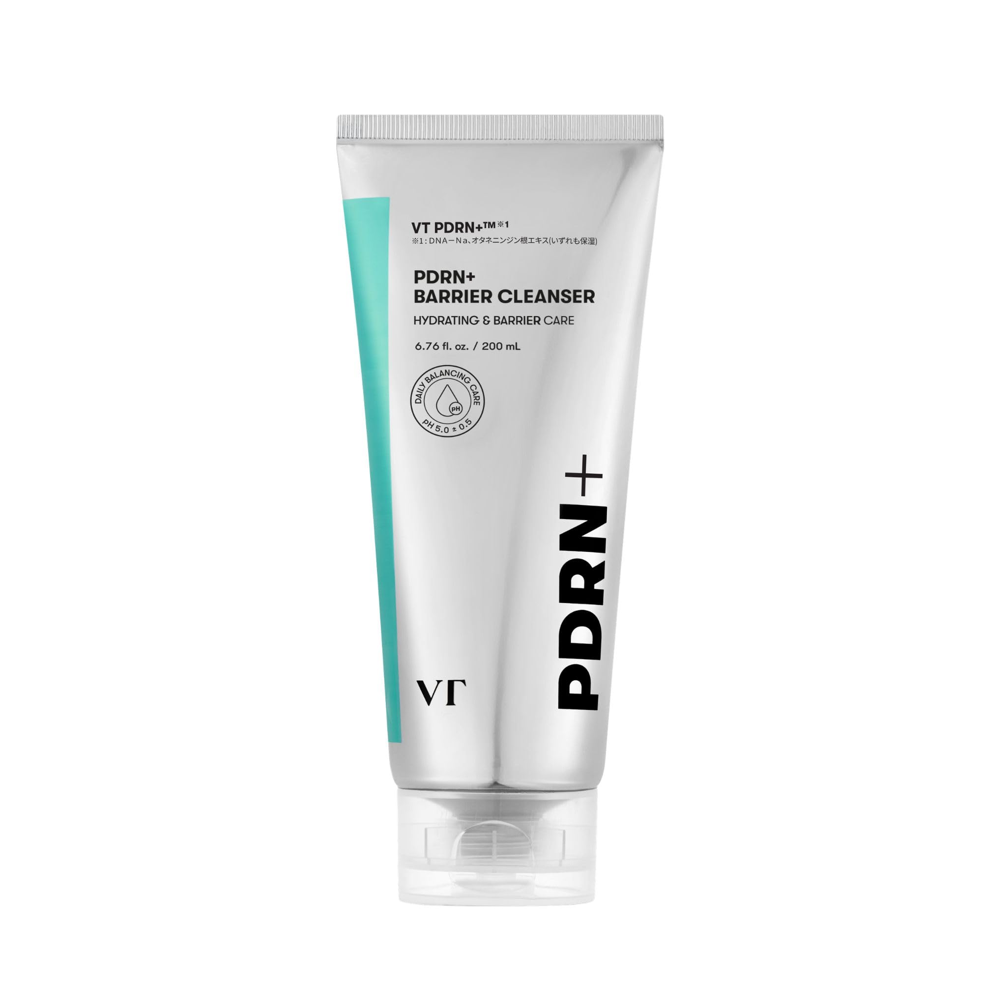 VTCOSMETICS Barrier Face Mildly Acidic PDRN+ Cleanser Wash, Cleansing, Moisturizing,