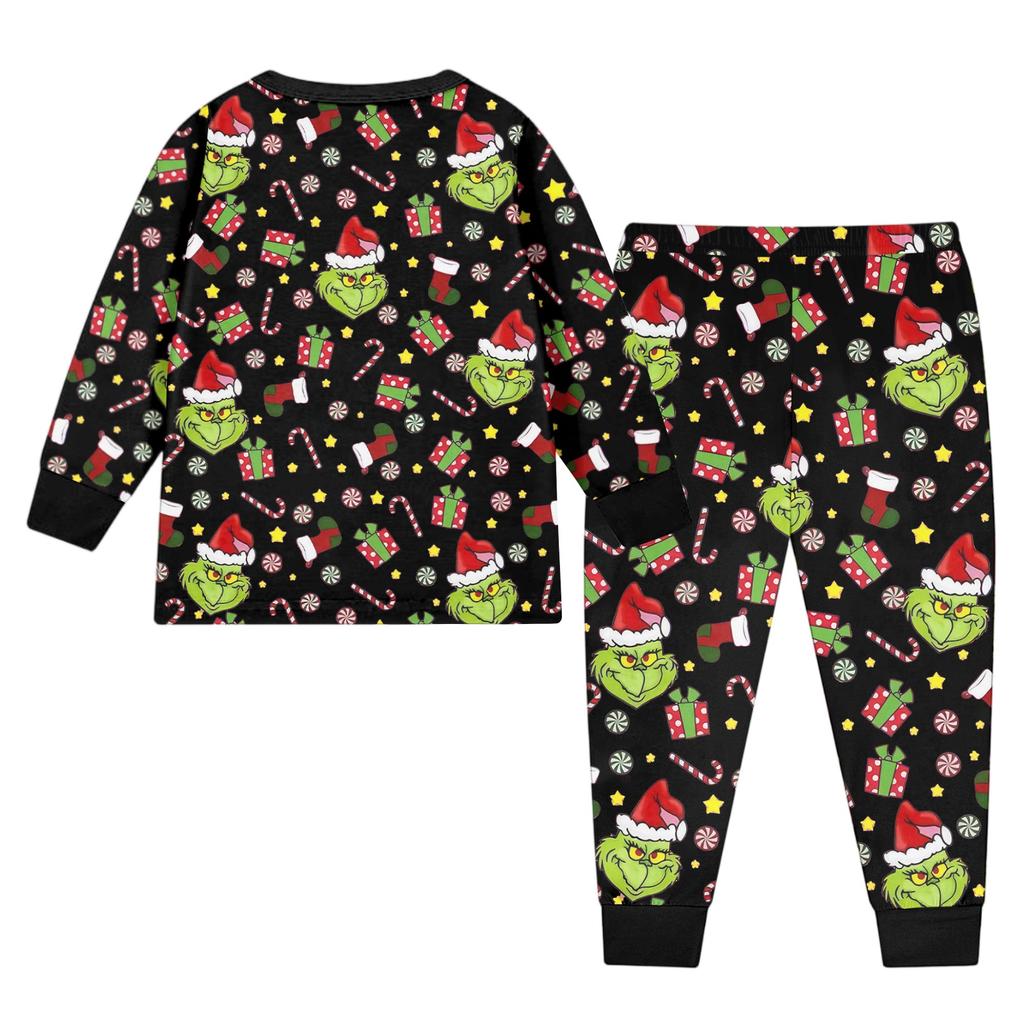 Children's Fashion Suit Skirt Round Neck Long Sleeve Top Pants