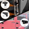 55395386AB 4 Door Hinge Assembly Kits Replace 55395387AB 55395385AC 55395384AC For 2007-2018 Jeep JK Wrangler Inside and Outside
