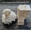 In Stock 300g White Card Paper Hang Tag for Jewelry with Hanging Rope