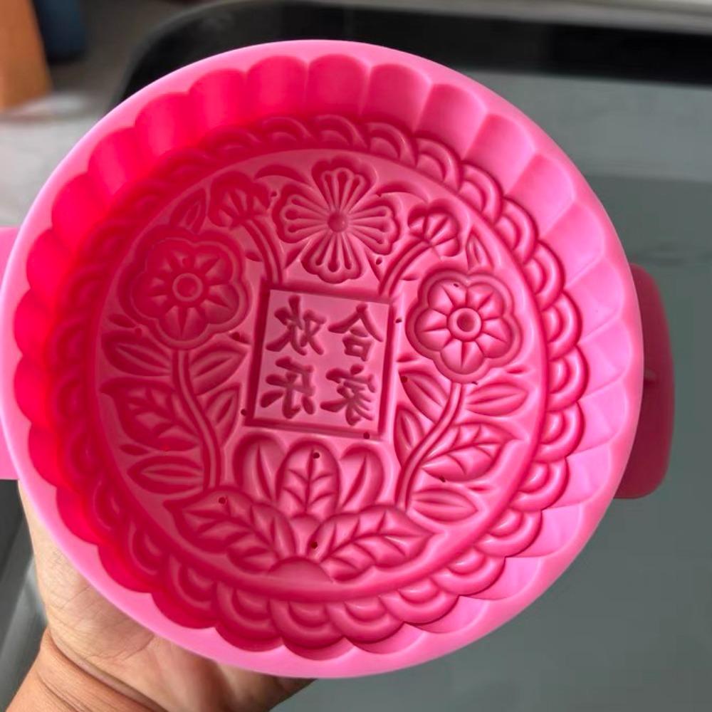 Household Baking 3D Mooncake Mold Food-grade ABS DIY Pastry Cake Mold Large Moon Cake Mold  Bakery