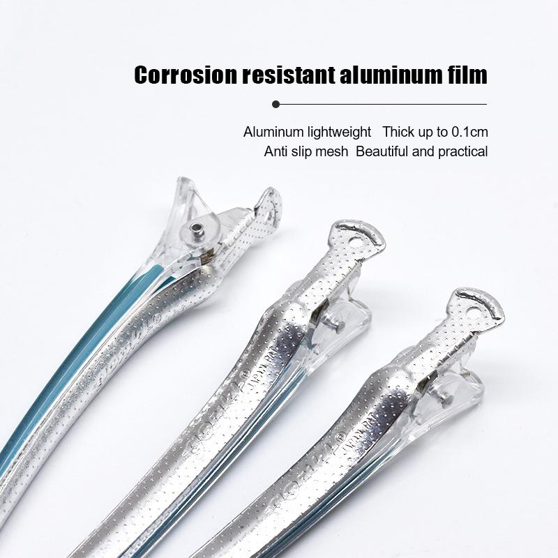 6Pcs Pro Seamless Alligator Clip Hair Clip Barbershop Haircutting Sectioning Hairpin Salon Household Beauty Styling Tools