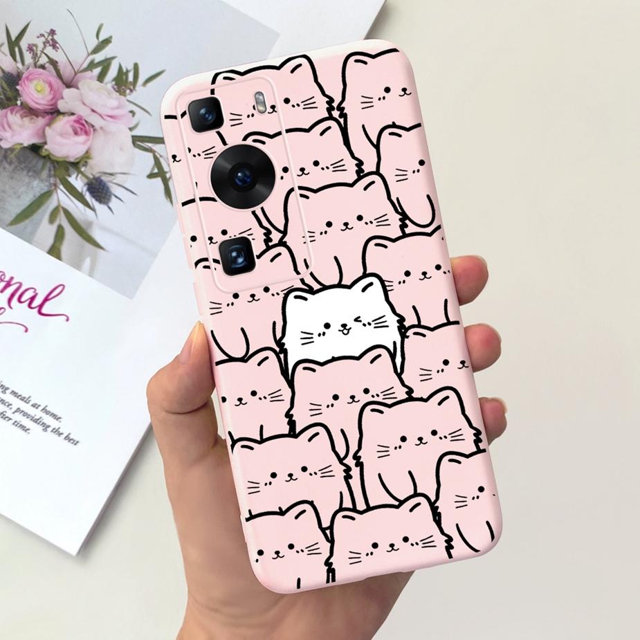 For Huawei P60 Pro Case LNA-AL00 Lovely Cartoon Cover Soft Silicone Phone Cases For Huawei P60 Art P 60 Pro P60Pro Fundas Bumper