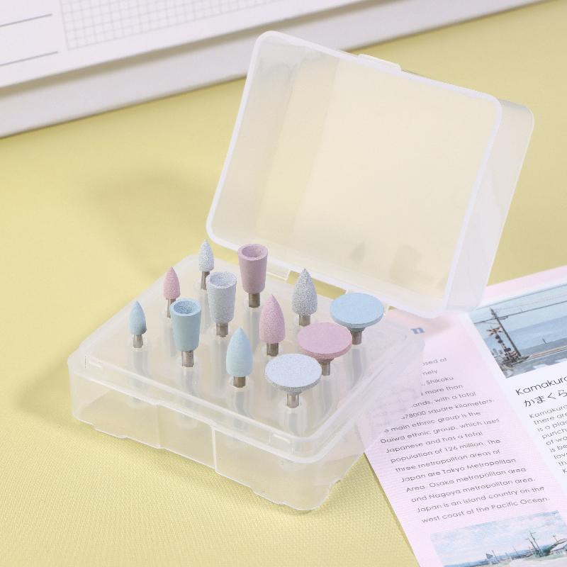 12 Pcs/Box Silicone Polishing Kit, Ra 2.35Mm For Polishing Resin Porcelain Composites With Low-Speed Handpiece Laboratory Tool