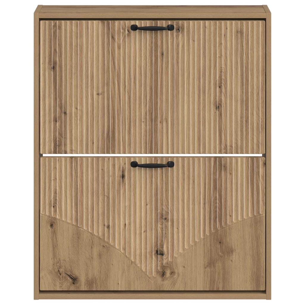 Wall Mounted Shoe Cabinet HOORN 71 x 17 x 86 cm Engineered Wood