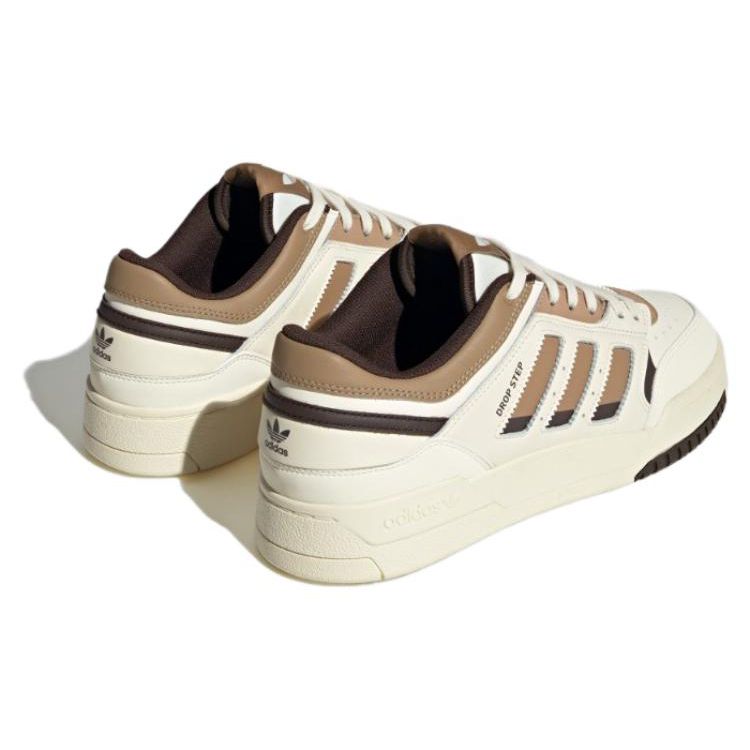 Adidas Originals Drop Step Non-Slip Durable Low-Top Skate Shoes Unisex Skate Shoes Yellow Brown H03684